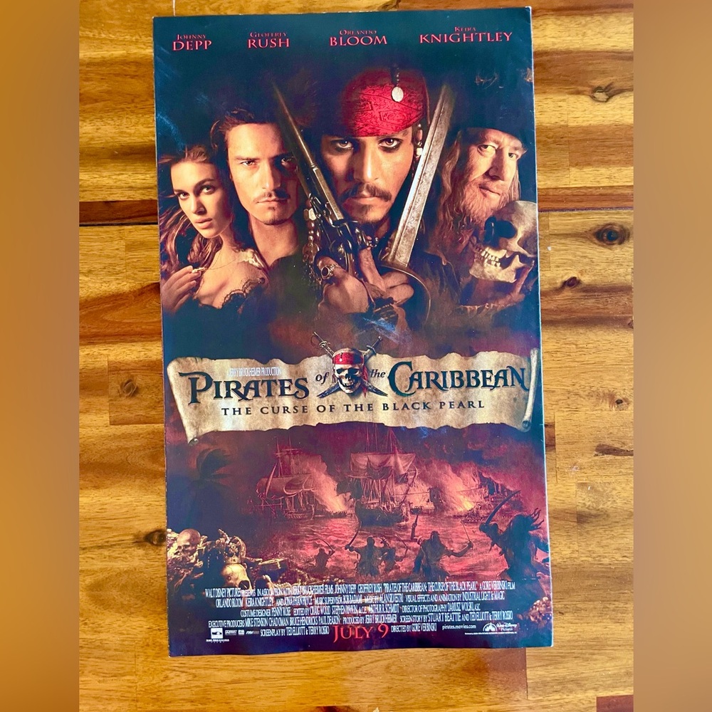 Disney Pirates of the Caribbean Movie Poster